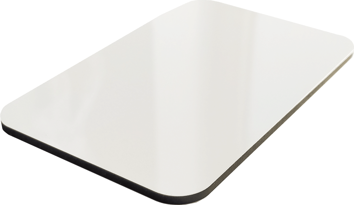 Biały błysk RAL9003 Alukompozyt 3mm