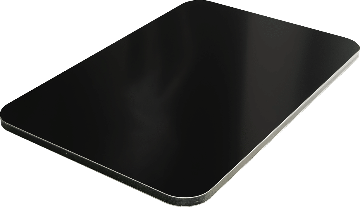 Czarny mat RAL9005 Alukompozyt 3mm