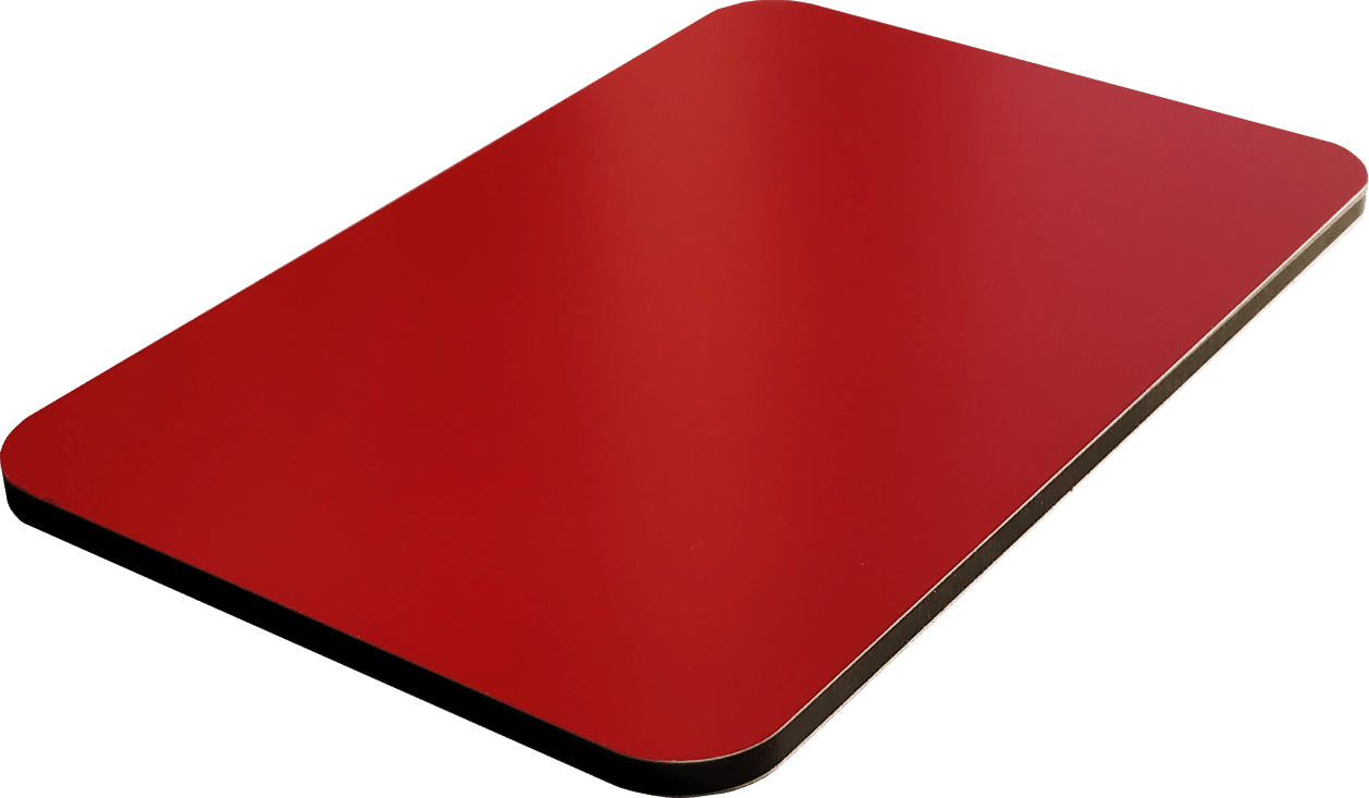 Czerwony mat RAL3020 Alukompozyt 3mm